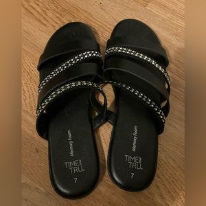 Black sandals